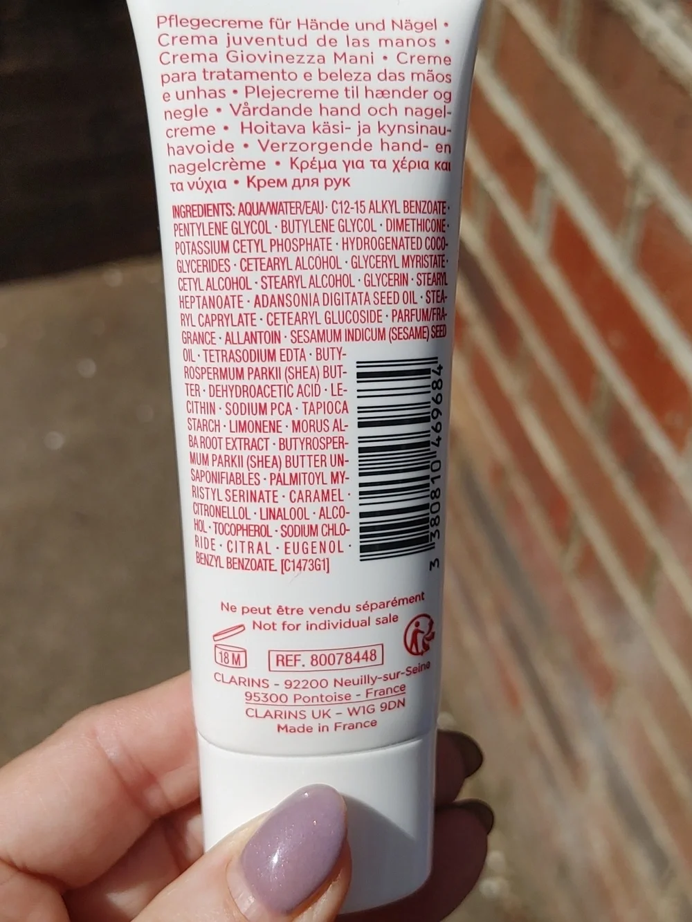 Clarins Hand & Nail Treatment Cream 1.7 oz (527)